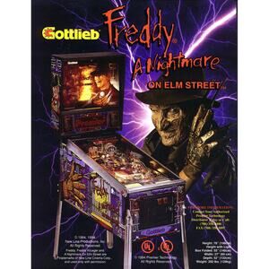 Pinball Flyers Freddy Diner Tales Star Wars Monster Bash Bride Diner Machine